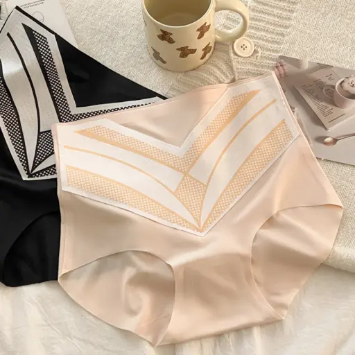 High Waisted Panty Antibacterial Tummy Control Breathable Seamless Briefs for Women 2