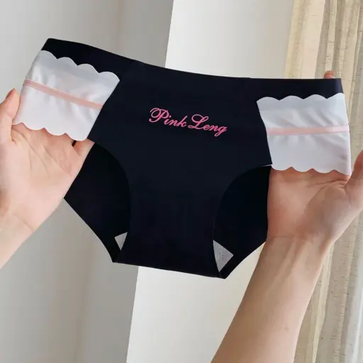 Seamless Mid Waist Panties for Women Ultra Soft Stretchable Underwear  (5)