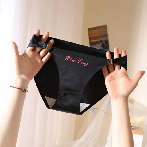 Women Seamless Silky Satin Panties Underwear Briefs  (4)