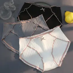 Bow Waist Thread Cotton Ladies Underwear Hip Breathable Briefs