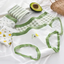 Womens Panties Lace Mid waist Girls Pantiespack o 5